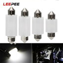 Leepee 車 の ドーム ライト 読書 ランプ 電球 C5W 3030 2SMD can バス エラーフリーセラミック 自動車 インテリア ランプ 31ミリ...