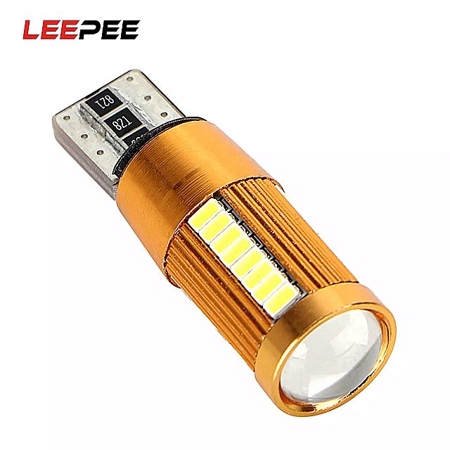 Leepee T10 3014 車 ライト 信号 ランプ ドーム読書 ランプ 光源パーキング ライト 電球 車 マーカー led canバスなしエラー38 smd