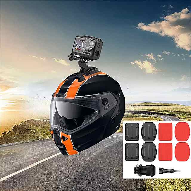 GoPro ヒーロー9 osmo アクション カメラ ヘルメット フラットカーブベース粘着ステッカー マウント j字型の バックル ベース マウント アクセサリー