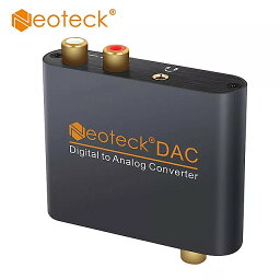 Neoteck dac デジタル - アナログ オーディオ 変換 アダプタ 光同軸トスリンク繊維 rca 3.5 ミリメートルジャック dac オーディオ アンプ