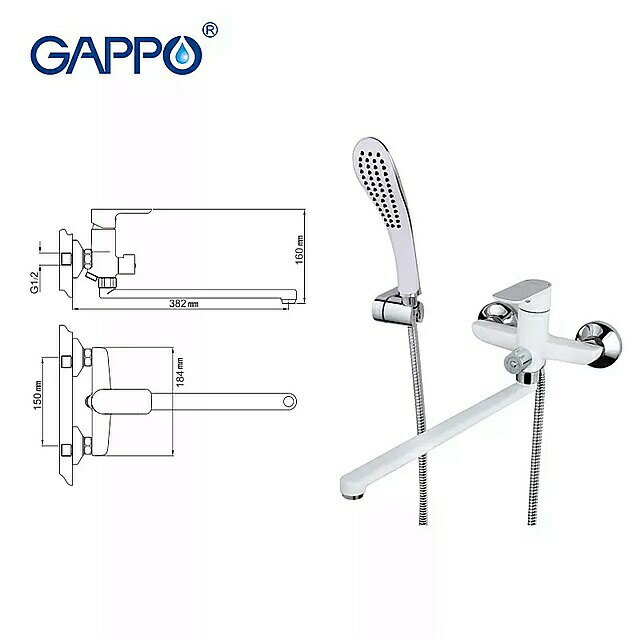 Gappo 浴槽 の 蛇口 浴室 回転式 水栓...の紹介画像3