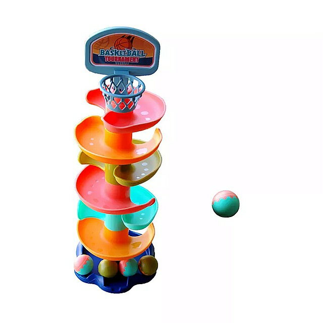 7層ボールドロップとロールのための旋回タワーと幼児教育 玩具 | スタック、ドロップと行くボールランプ おもちゃ セット 0