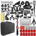 Vamson GoPro用 DJI OSMO アクション カメラ アクセサリー キット 一脚 三脚 xiaomi Mijia VS83A(2)