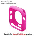 ソフト tpu シリコン ケース カバー iwatch シリーズ 3 2 1 38ミリメートル42ミリメートル 時計 プロテクター 時計 シリーズ 4 5 6 se 40ミリメートル44ミリメートル(2)