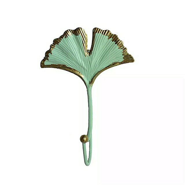 葉の形をした 創造 的な北欧の フック ,1 ピース , 粘着 ウォール ホルダー , キー ホルダー , 家 の 装飾 用の穴なし