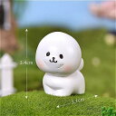 樹脂製 の 犬の置物 漫画の犬 の ミニチュア 小さな 盆栽 の 装飾 コゴビヨン 夏 ペット 犬 創造的 な 装飾品(3)