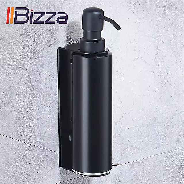 IIBizza ソープディスペンサー バスルーム アクセサリー ステンレス スチール304 壁掛け式 液体石鹸 整理