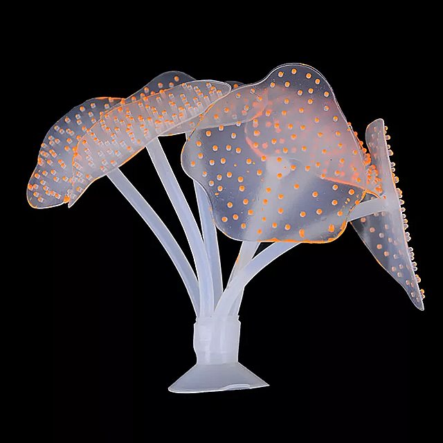 蛍光 水中 景観 装飾 シミュレーション サンゴ 人工 吸盤 コーラル プラント 飾り 水槽 水族館 accessorie