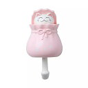 鍵 を掛けるための かわいい 猫 の強い粘着 フック コート バッグ ウォール オーガナイザー ハンガー