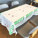 年 クリスマス テーブル クロス キッチン テーブル デコレーション 長方形 テーブル カバー
