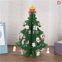 クリエイティブ な DIY 手作り の ステレオ 木製 クリスマス ツリー 子供 のレイアウト クリスマス の 装飾 の 装飾 品(3)