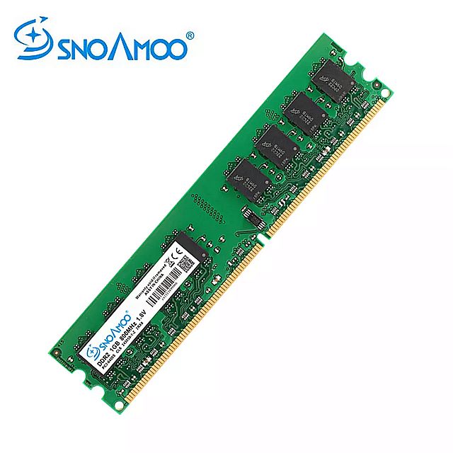 Snoamoo デスクトップ pcラムDDR2 1グラム/2 ギガバイト 667mhz PC2-5300s 800mhz PC2-6400S dimm非ecc 240 ピン 1.8用インテル コンピュータ メモリ