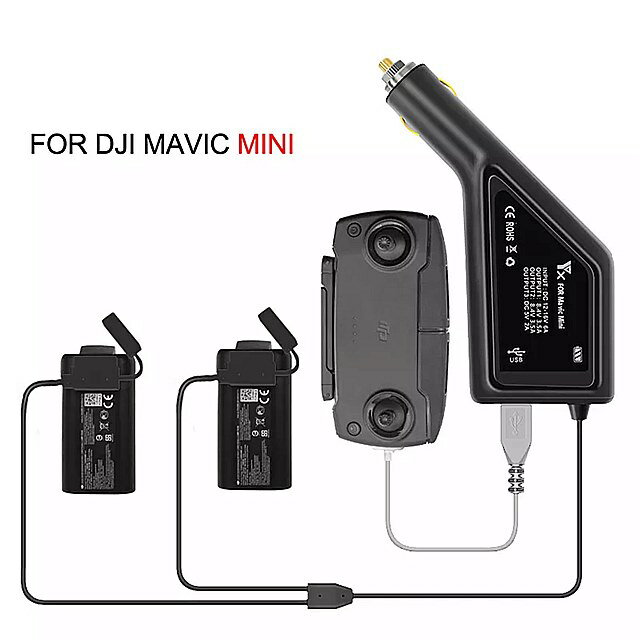 3In1Battery ポータブル 車 充電器 DJI mavic ミニ ドローン 高速充電 旅行 ChargerTransport 屋外 ポータブル アクセサリー ミニ