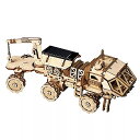 Robotime可動太陽エネルギーパワード おもちゃ 3D パズル diy切断 木製 モデル 構築 キット プレゼントの おもちゃ 子供 ls
