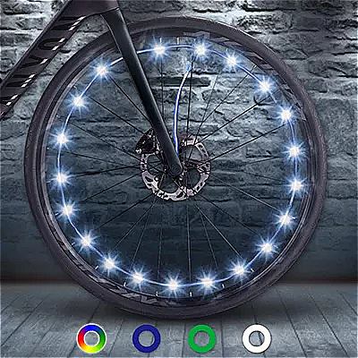 2 メートル 20 LED 自転車 ライト マウンテン バイク ホイール ストリング ライト サイクリング ホイー..