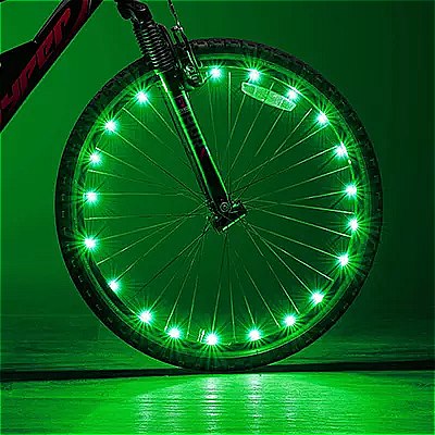 2 メートル 20 LED 自転車 ライト マウンテン バイク ホイール ストリング ライト サイクリング ホイー..