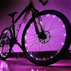 2 メートル 20 LED 自転車 ライト マウンテン バイク ホイール ストリング ライト サイクリング ホイー..