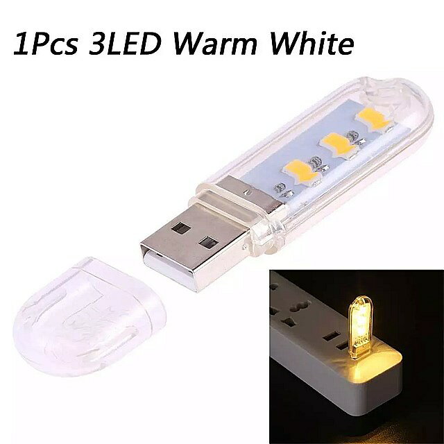 ポータブル ミニ USB 5V LED ナイト ラ