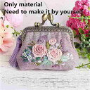 刺繍 スターターキット初心者のための diy 未完成embroideried 花 財 布 素材ハンドメイド財 布 針 仕事ツール