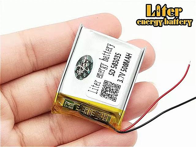 電源 ポリマー リチウム 電池 503035 3.7 V 500 mah の リチウム の Li-Po 充電式 電池 PCB ボード保護