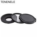 TENENELE 52 ミリメートル XiaoYi カメラ フィルター キャップ + UV フィルター + アダプターリング セット Xiaomi Lite 4 k プラス + スポーツ アクション カメラ アクセサリー(2)