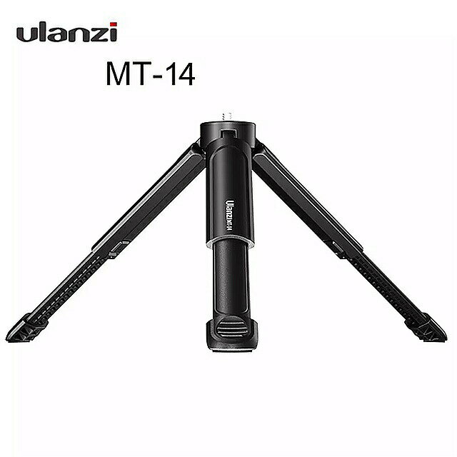 UlanziMT-14ミニ三脚スタンドと1/4デジタル一眼レフカメラポータブル写真スマート電話vlogマイク拡張ブラケット