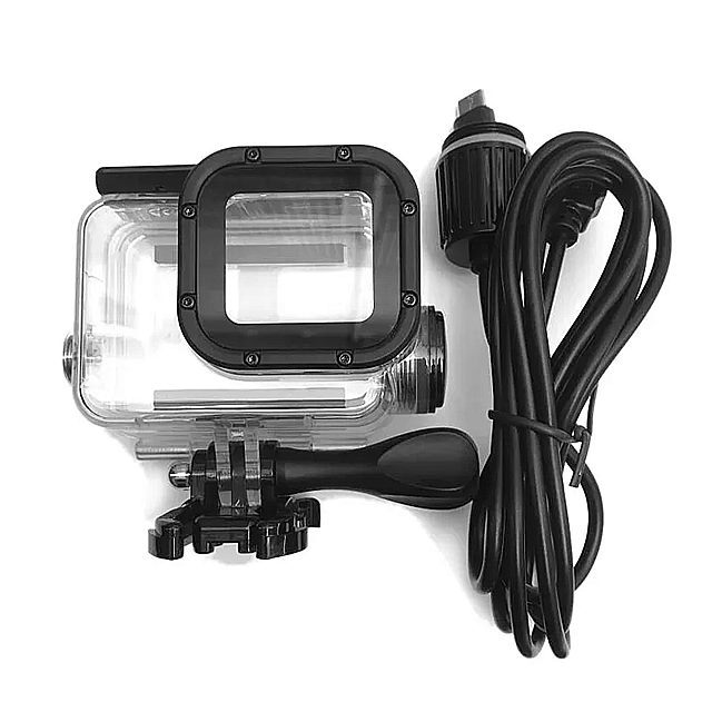 スポーツ カメラ アクセサリー Chargering 防水 GoPro Hero 6/5 黒 充電 器 シェルハウジング + usb ケーブル バイク用