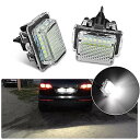 2個12 12v 車 の led ナンバー ライセンス プレート用 メルセデスベンツ W204 W212 C207 C216 W221 アクセサリー