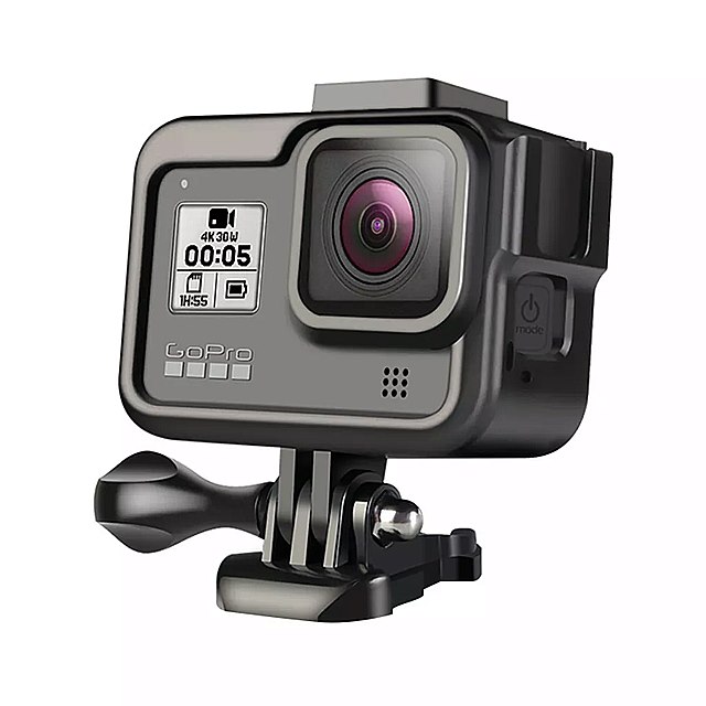 GoPro Hero 8 黒アルミ合金金属 保護 フレーム 水平と垂直支持ドロップ耐性の熱放散