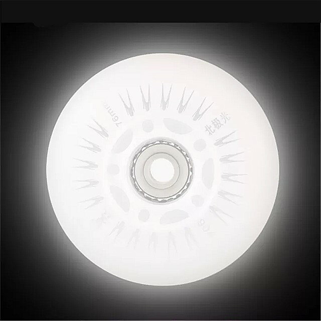 [60 ミリメートル 62 ミリメートル 64 ミリメートル 68 ミリメートル] LED スケート ホイール 子供 スニーカー ローラー スケート 靴 patines フラッシュ 輝き タイヤ 磁気 コア 携帯 4 個