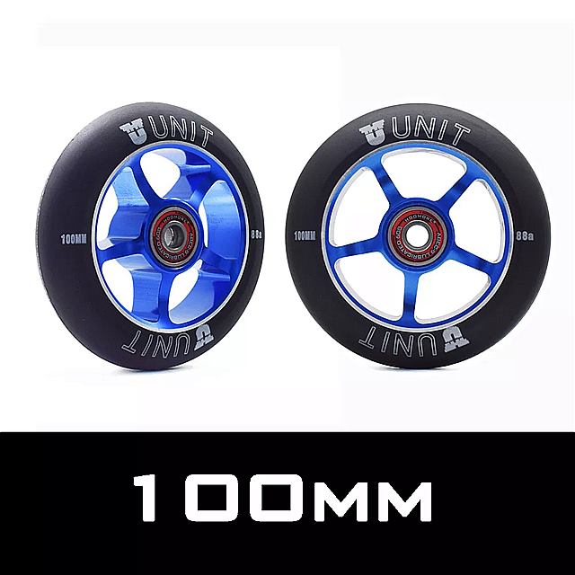 [100ミリメートル110ミリメートル120ミリメートル] 交換プッシュ / キック / プロスタント スクーター ホイール ベアリング & ブッシング スクーター パーツ アクセサリー 2ピース/セット