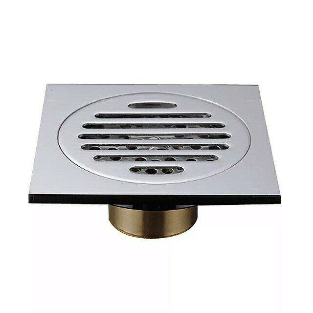 銅 シャワー 床排水 浴室 トイレ床 Drain10 * 10 センチメートル水抗臭 Wire ストレーナー排水 0