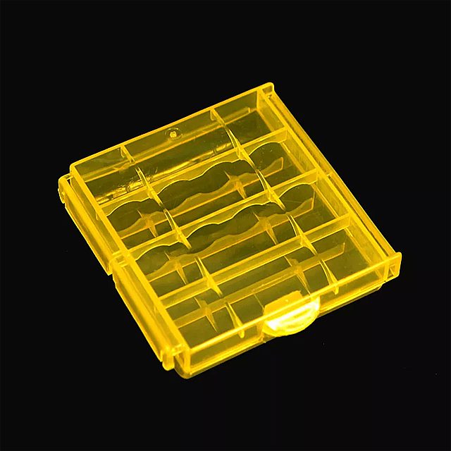 10個の カラフル な プラスチック 製の バッテリー 収納 ボックス カバー 10440 14500のaa aaa バッテリー ボックス コンテナ バッグ ケース オーガナイザー ボックス ケース 0