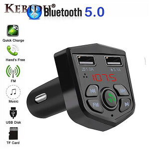 ǥ奢 2 USB  Ŵ 3.1A 1A bluetooth 5.0 Ű ǥ ǥץ쥤   FM ȥ󥹥ߥå ϥ ե꡼ TF  U ǥ MP3 ץ졼䡼