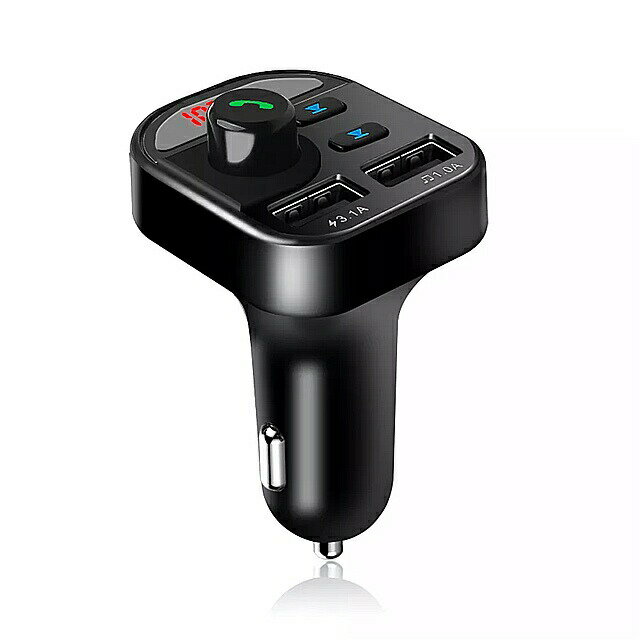 12V 24V Bluetooth 5.0 カー キット 4.1A デュアル USB 電話 充電 器 電源 アダプタ 液晶 デジタル 電圧 表示 AUX FM トランスミッタ