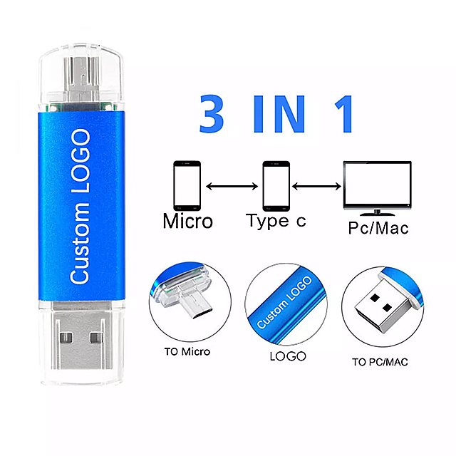 Otg usb2.0 フラッシュ ドライブ ,4GB,8GB,16GB,32GB USB 2.0 フラッシュ メモリ , メタル ,ノートブック,5個 ピース / ロット