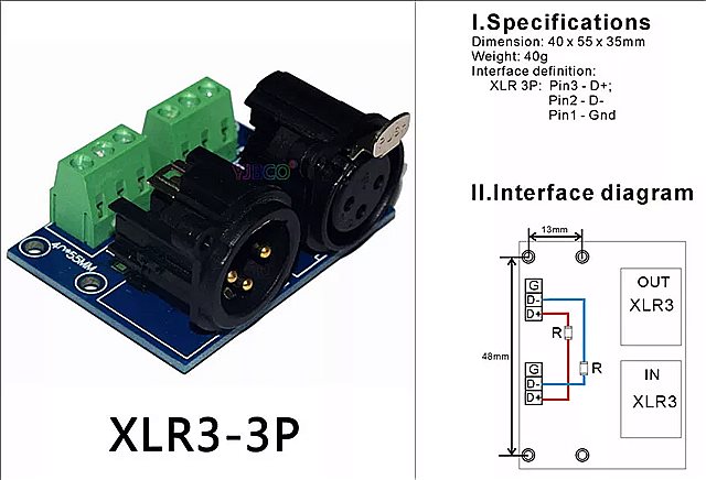 端子 アダプタ 5 コア xlr 3 コア xlr RJ45-3P ADDR2 XLR5-3P使用ch LED dmx512 調光 LED デコーダ