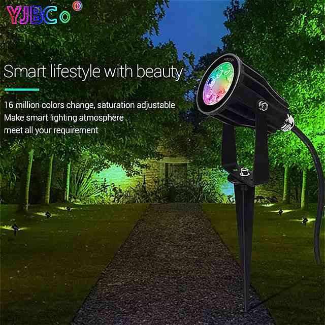 Miboxer 6 ワットrgb + cctスマート LED ガーデン ライト FUTC04 AC100 ? 240v IP66 防水 LED 屋外 ランプ 庭の 照明