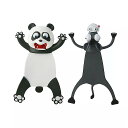 3D ステレオ かわいい 漫画 素敵な 動物 ブックマーク 奇抜な ブックマーク 学生 の ギフト 2個(3)