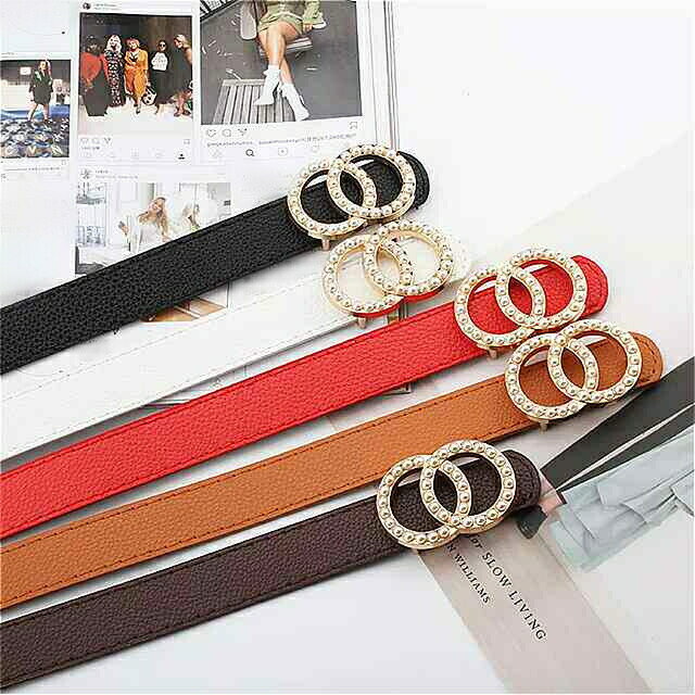 ライチパターン レザー ベルト 女性 ウエスト ceinture ファム 高級パール スタッズ バックル ベルト 女性 ファッション 黒 真珠 ベルト 2020