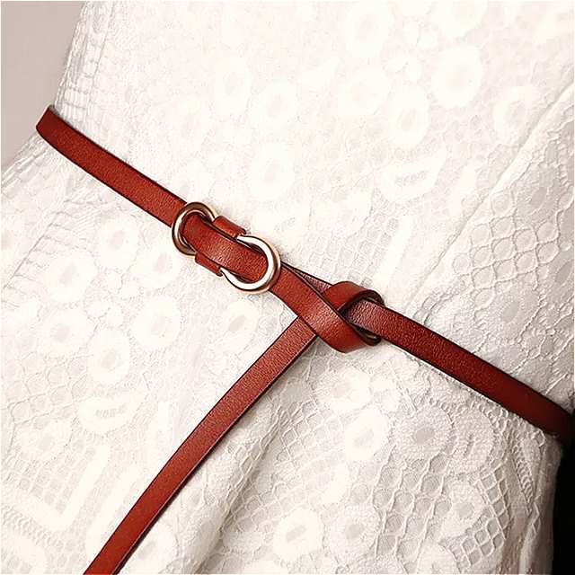 ファッション デザイナー ベルト 革 ベルト ウエスト ロング薄型cintos cinturon mujer簡単ノット ドレス ウエスト バンド コルセット