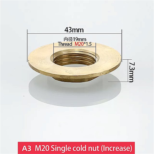 銅 キッチン シンクホットとコールド 蛇口 アクセサリー ベース固定足ねじナット30プラスフィラメント