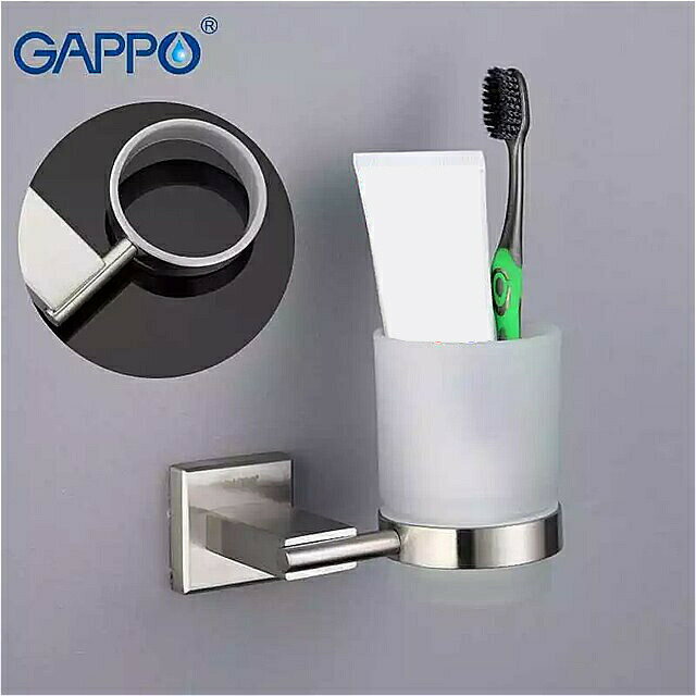 Gappo 金属 浴室 セット ヨーロッパ 現代 タオルリング トイレ ットペーパー ホルダー カップ ホルダー ローブ フック 浴室 の ハードウェア
