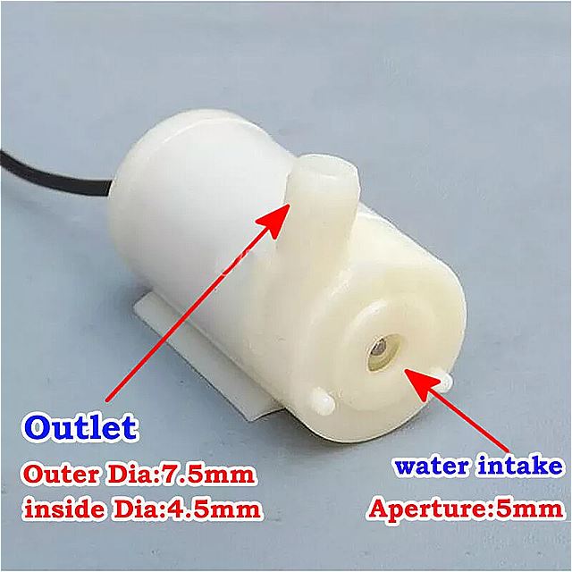 dc 3 V - 6 V マイクロ ミュート 水中 ポンプ 小型 ミニ ウォーター ポンプ DIY 水槽 噴水 池 水族館