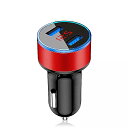 2 ポート lcd ディスプレイ高速 車 の 充電器 電源アダプタ 3.1A デュアル usb 車 の 充電器 12-24 12v のシガー ソケット ライター 車 のスタイリング(2)