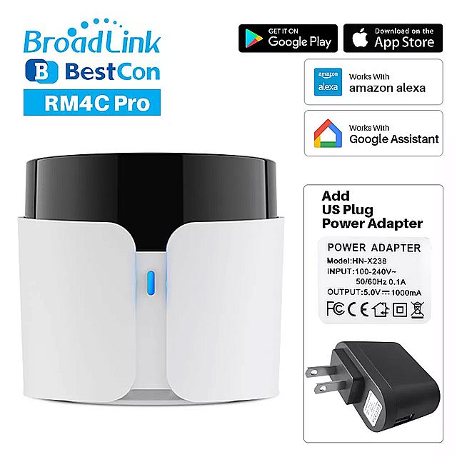 Broadlink bestcon RM4Cプロwifi ir rfユニバーサルインテリジェント リモコン スマートホームオートメーションgoogleホームalexaで動作