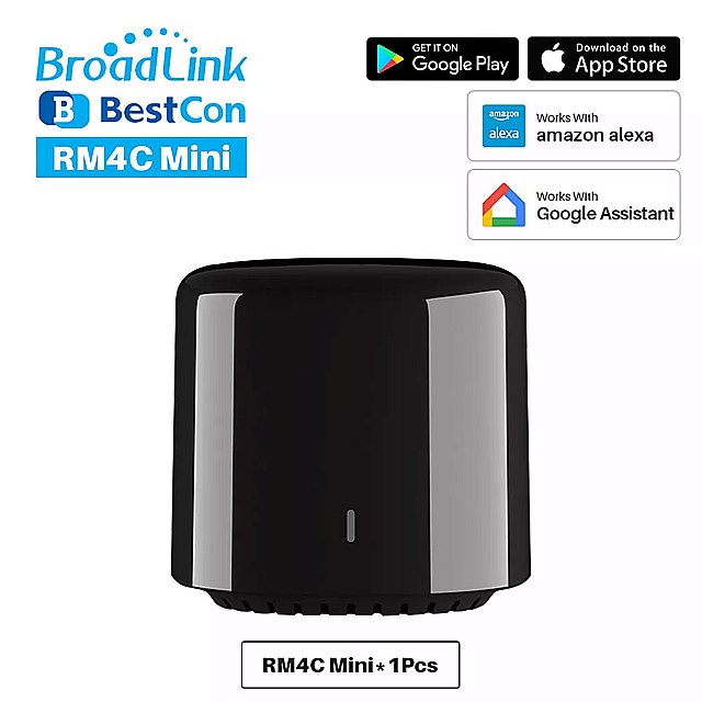 Broadlink RM4ミニHTS2 bestcon RM4Cミニ4グラムwifiユニバーサル リモコン スマートホームオートメーションalexaで動作googleホーム