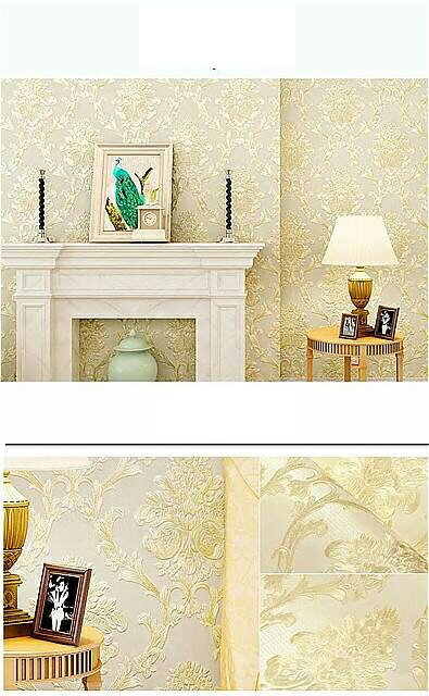ヨーロッパス タイル 現代ダマスカス 不織布 壁紙 4D リビングルーム 背景の壁の家の 装飾 Papel Parede 3D paisagem