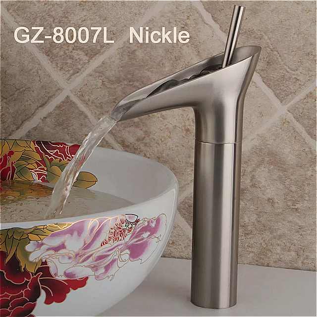 BAKALA 現代 洗面デザイン 浴室 の 蛇口 の ミキサー 滝 温水と冷水 タップ 流域 の 浴室 GZ-8007