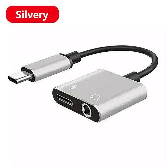 usb c オーディオ ケーブル 充電器 2 in 1 タイプc から3.5mm ジャック aux イヤホン用 アダプター huawei p20/p30 pro xiaomi コンバーター 3.5mm